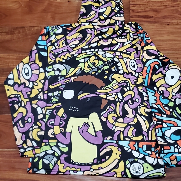 Unisex That Shirt Was Cash Rick And Morty Hoodie sweatshirt NWOT Medium - Picture 2 of 8